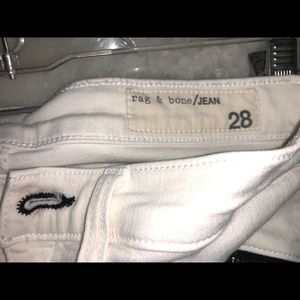 Rag & Bone white jeans